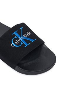 Calvin Klein Klapki Ee Slide Cv YM0YM01393 Czarny. Kolor: czarny. Materiał: materiał #4