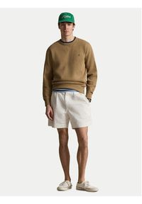 Polo Ralph Lauren Sweter 710766772502 Brązowy Regular Fit. Typ kołnierza: polo. Kolor: brązowy. Materiał: syntetyk #6