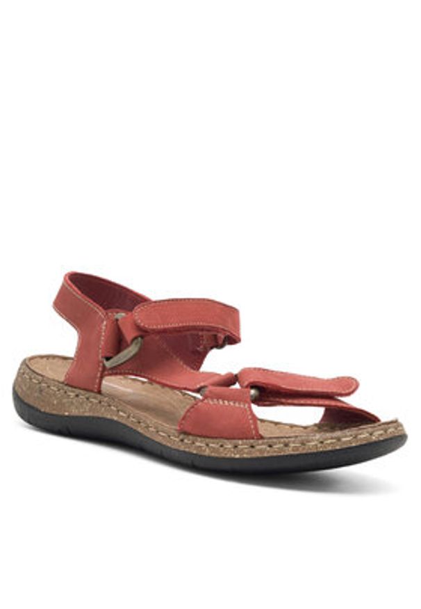 Go Soft Sandały WI23-4773-05 Czerwony. Kolor: czerwony. Materiał: skóra