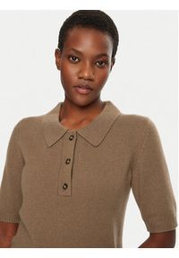 Herskind Sweter Alberto 5417974 Brązowy Regular Fit. Kolor: brązowy. Materiał: wełna, kaszmir #3