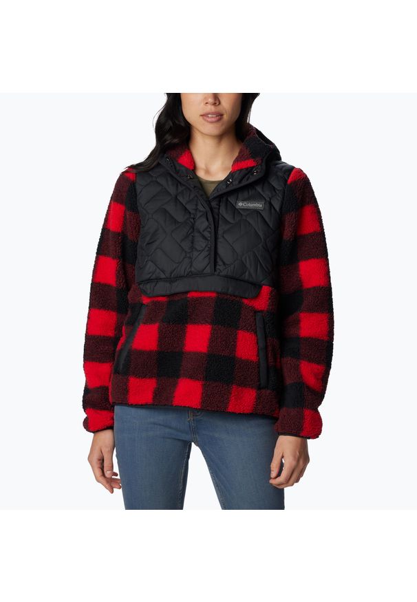 columbia - Bluza damska Columbia Sweet View Fleece Hooded. Kolor: czarny. Styl: sportowy. Sport: turystyka piesza