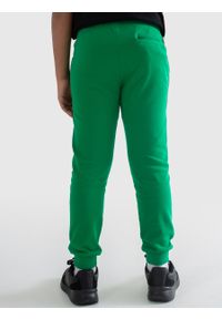 Big-Star - Spodnie chłopięce dresowe ze ściągaczem zielone Olalus 301/ Jefferson 301. Okazja: na co dzień. Kolor: zielony. Materiał: dresówka. Wzór: haft. Styl: casual, elegancki