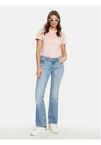 Guess T-Shirt V5RI05 J1314 Różowy Regular Fit. Kolor: różowy. Materiał: bawełna #3