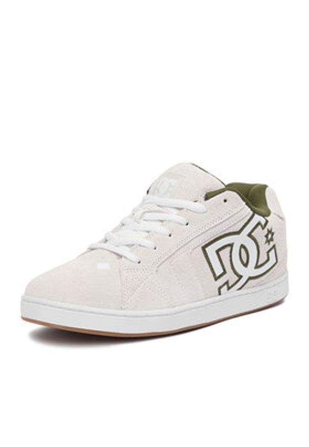 DC Shoes Sneakersy EO-NET DC03260101 Écru. Materiał: zamsz, skóra