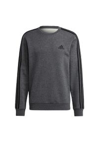 Adidas - Bluza męska adidas Essentials Sweatshirt. Kolor: czarny, szary, wielokolorowy. Materiał: bawełna, materiał. Sport: fitness