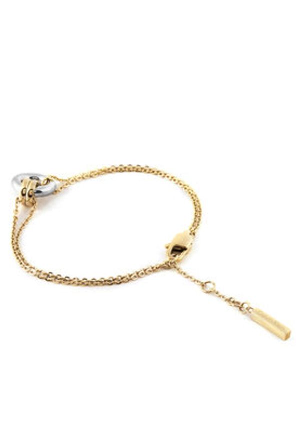 Calvin Klein Bransoletka 35000632 Złoty. Materiał: metalowe. Kolor: złoty
