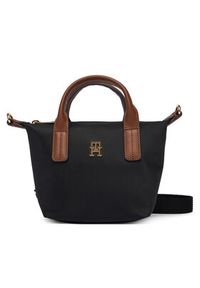 TOMMY HILFIGER - Tommy Hilfiger Torebka Popette Micro Tote AW0AW18368 Czarny. Kolor: czarny #3