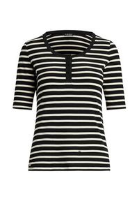 Lauren Ralph Lauren - LAUREN RALPH LAUREN Bluzka 200971086002 Czarny Slim Fit. Kolor: czarny. Materiał: bawełna #4
