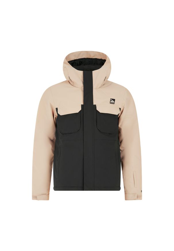 Kurtka narciarska Protest Kajo. Kolor: wielokolorowy, beżowy, brązowy. Sezon: zima. Sport: narciarstwo