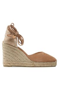 Castañer Espadryle Carina/8/007 021740-2008 Beżowy. Kolor: beżowy. Materiał: skóra #1