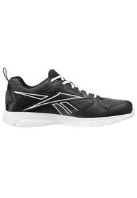 Buty do chodzenia damskie Reebok Trainfusion 50. Zapięcie: sznurówki. Kolor: czarny, wielokolorowy. Materiał: materiał, tkanina, syntetyk. Szerokość cholewki: normalna. Sport: turystyka piesza