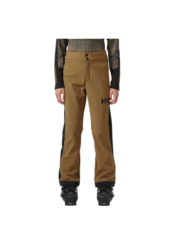 Dziewczęce spodnie narciarskie Helly Hansen Maya Stretch. Kolor: wielokolorowy, beżowy, brązowy. Sezon: zima. Sport: narciarstwo