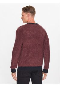 Armani Exchange Sweter 6RZM2B ZM3GZ 14AU Bordowy Regular Fit. Kolor: czerwony. Materiał: syntetyk #3