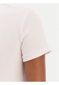 Guess T-Shirt W6RI22 KA0H1 Różowy Slim Fit. Kolor: różowy. Materiał: bawełna #5