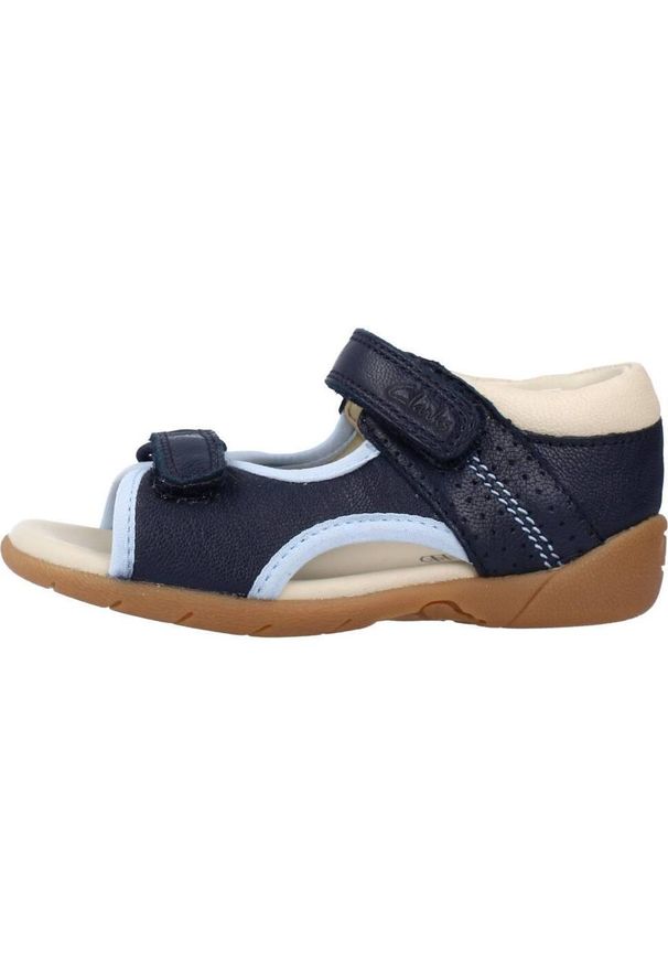 Clarks - Sandały CLARKS ZORA SPIRIT T Niebieski. Kolor: niebieski. Materiał: skóra. Sezon: lato