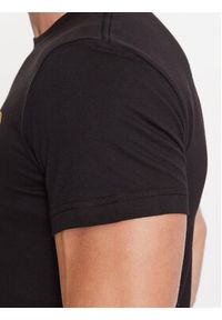 Versace Jeans Couture T-Shirt 75GAHT06 Czarny Regular Fit. Kolor: czarny. Materiał: bawełna
