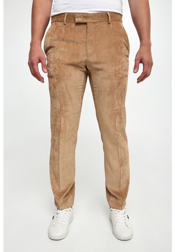 Karl Lagerfeld - Spodnie męskie sztruksowe KARL LAGERFELD. Materiał: sztruks