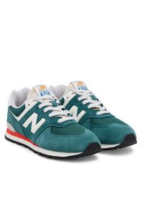 New Balance Sneakersy GC574VPG Zielony. Kolor: zielony. Materiał: skóra, zamsz. Model: New Balance 574