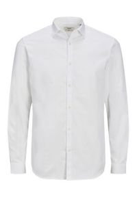 Jack & Jones - Jack&Jones Koszula 12201905 Biały Slim Fit. Kolor: biały. Materiał: bawełna #6