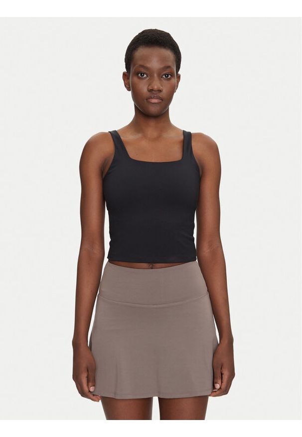 GIRLFRIEND COLLECTIVE - Girlfriend Collective Top Tommy 1045 Czarny Slim Fit. Kolor: czarny. Materiał: syntetyk