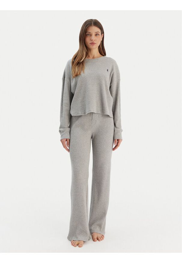 Polo Ralph Lauren Piżama 4P0380 Szary Regular Fit. Kolor: szary. Materiał: bawełna
