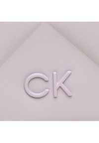 Calvin Klein Torebka Re-Lock Qult Shoulder Bag K60K611021 Fioletowy. Kolor: fioletowy. Materiał: skórzane #5