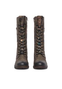 Rieker Kozaki CEO-94731-90 Khaki. Kolor: brązowy. Materiał: materiał, syntetyk #5