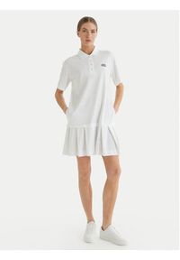 JOOP! Jeans Sukienka codzienna Tadena 30100680 Biały Regular Fit. Okazja: na co dzień. Kolor: biały. Materiał: syntetyk. Typ sukienki: proste. Styl: casual #5