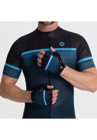 ROGELLI - Letnie rękawiczki rowerowe Rogelli Hero II. Kolor: czarny, niebieski, wielokolorowy. Sezon: lato. Sport: kolarstwo #2