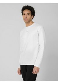 outhorn - Longsleeve z nadrukiem męski. Okazja: na co dzień. Materiał: jersey, bawełna. Długość rękawa: długi rękaw. Wzór: nadruk. Styl: casual, klasyczny #10