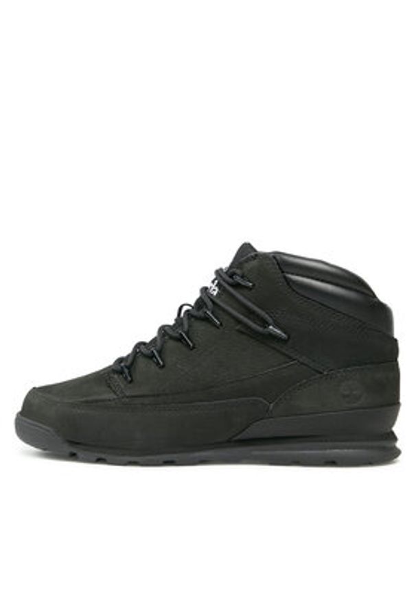 Timberland Trapery Euro Rock Wr TB0A2AD10151 Czarny. Kolor: czarny. Materiał: nubuk, skóra. Styl: rockowy