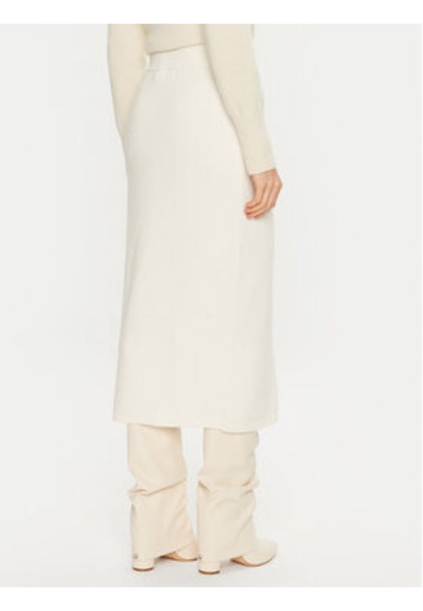 ViCOLO Spódnica ołówkowa 22085S Biały Regular Fit. Kolor: biały. Materiał: syntetyk