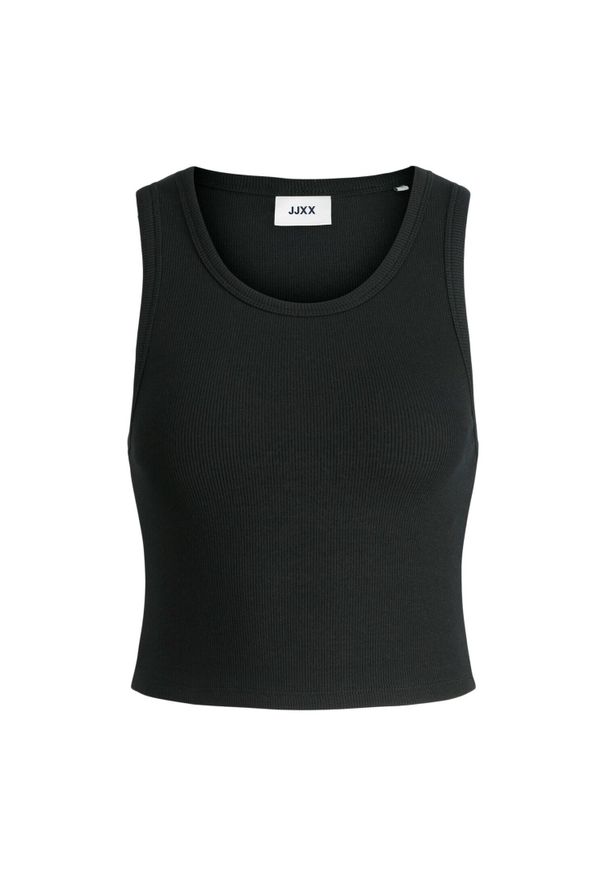 Damski tank top JJXX fallon. Kolor: czarny. Materiał: dzianina