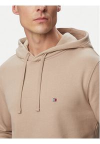 TOMMY HILFIGER - Tommy Hilfiger Bluza Essential MW0MW37235 Beżowy Regular Fit. Kolor: beżowy. Materiał: bawełna #5