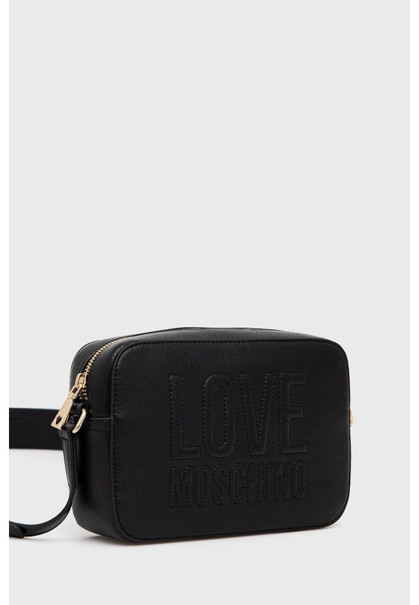 Love Moschino Torebka kolor czarny. Kolor: czarny. Rodzaj torebki: na ramię