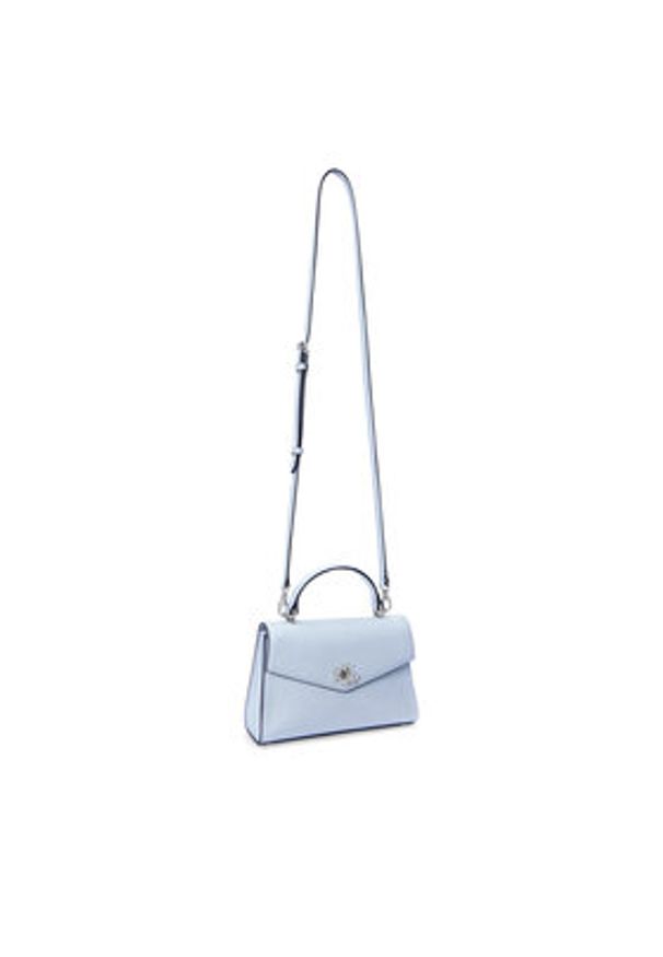 Lauren Ralph Lauren - LAUREN RALPH LAUREN Torebka Farrah 431966765003 Błękitny. Kolor: niebieski. Materiał: skórzane