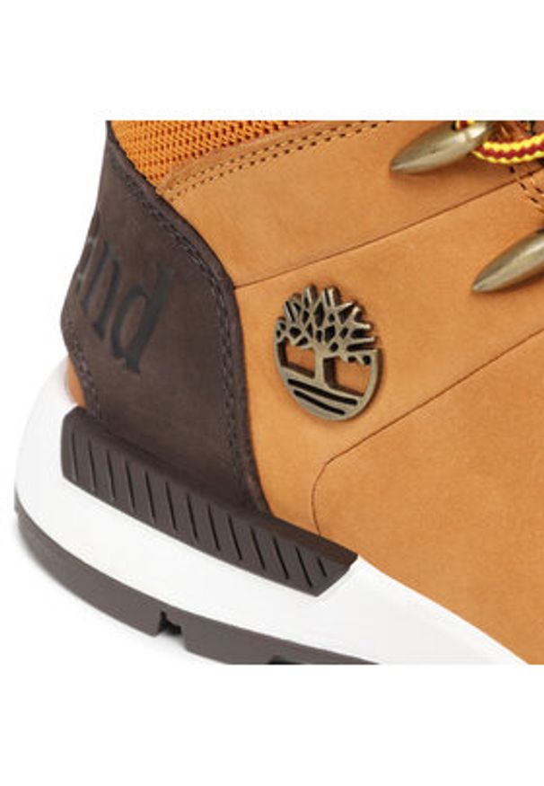 Timberland Sneakersy Sprint Trekker Mid TB0A257D231 Brązowy. Kolor: brązowy. Materiał: skóra, nubuk. Sport: bieganie