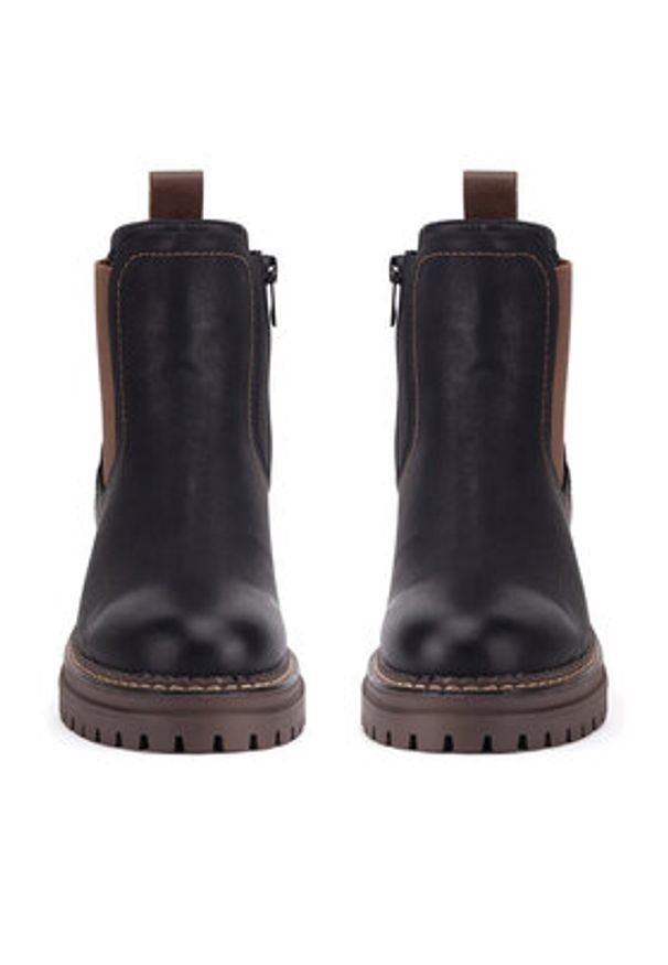 Clara Barson Botki WS5195-26 Czarny. Kolor: czarny. Materiał: materiał