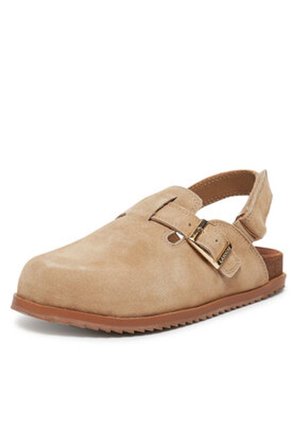 Lasocki Young Sandały BRICK CI12-BRICK-01 Beżowy. Kolor: beżowy. Materiał: zamsz, skóra