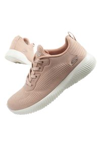 skechers - Buty sportowe damskie Skechers Bobs Squad-Tough Talk. Okazja: na co dzień. Kolor: różowy