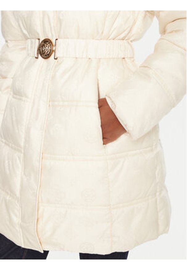 Guess Kurtka zimowa W5BL44 W2912 Beżowy Regular Fit. Kolor: beżowy. Materiał: syntetyk. Sezon: zima