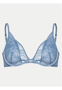 Hunkemöller Biustonosz z fiszbiną Molly 204623 Niebieski. Kolor: niebieski. Materiał: syntetyk