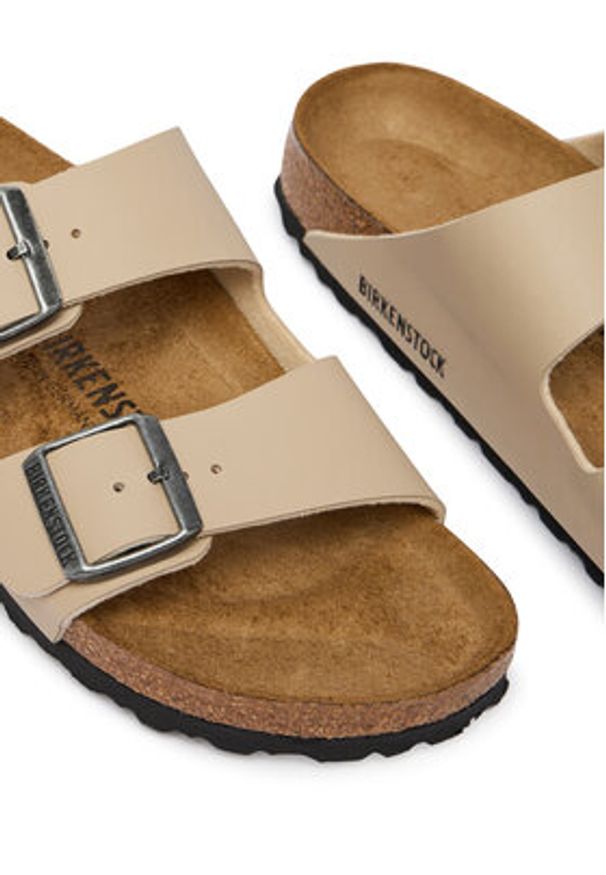 Birkenstock Klapki Arizona 1031501 Beżowy. Kolor: beżowy. Materiał: syntetyk