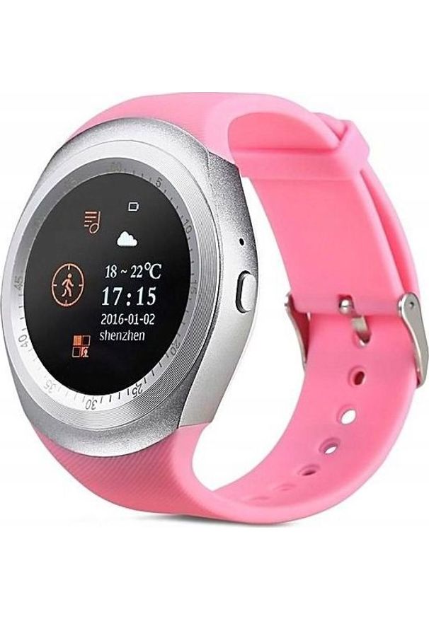 Smartwatch PDS X5 Różowy. Rodzaj zegarka: smartwatch. Kolor: różowy