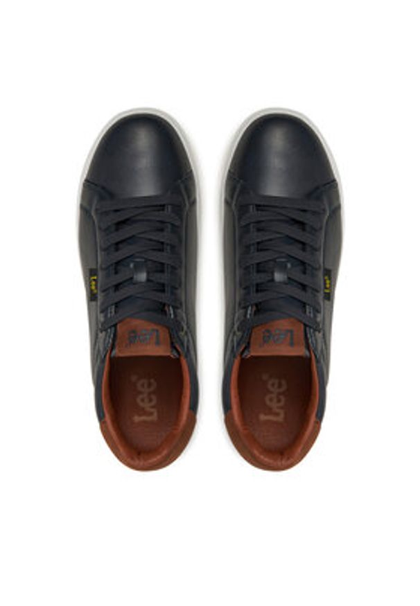 Lee Sneakersy Turon Men Low 50243027.29Y Granatowy. Kolor: niebieski. Materiał: skóra