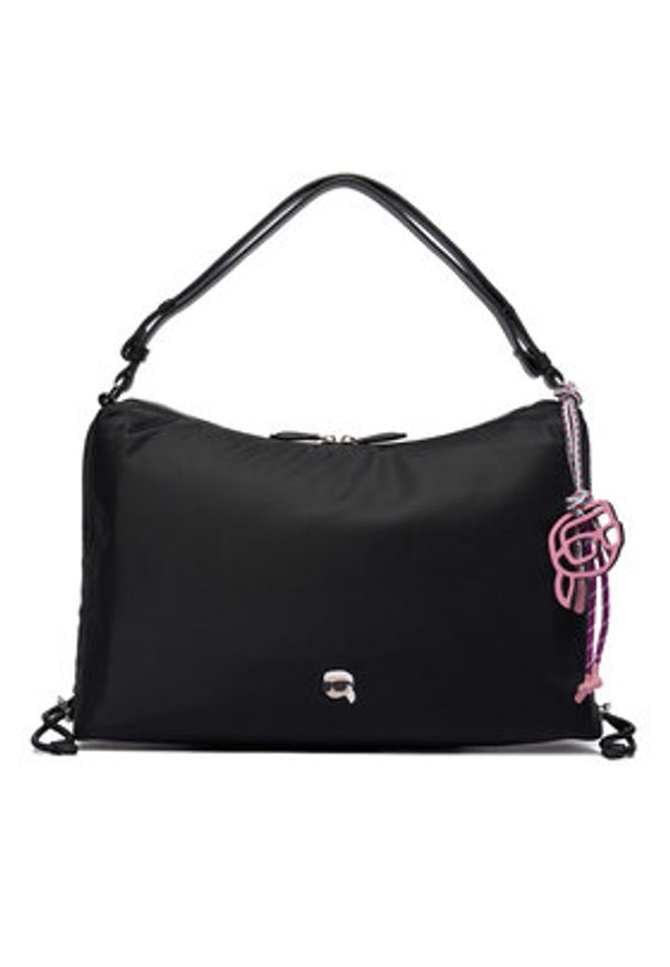 Karl Lagerfeld - KARL LAGERFELD Torebka A4W30014 Czarny. Kolor: czarny. Materiał: skórzane