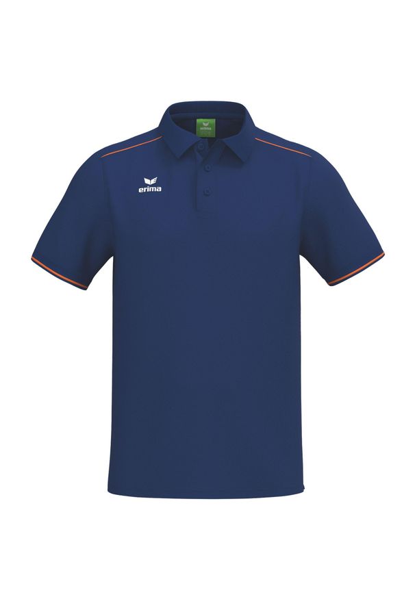 ERIMA - Polo Erima CMPT. Okazja: na co dzień. Typ kołnierza: polo. Kolor: niebieski, pomarańczowy, wielokolorowy. Materiał: tkanina. Styl: casual, sportowy