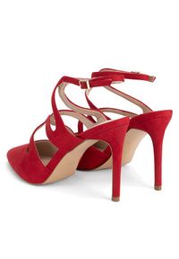 DeeZee Szpilki WYL3616-5 Czerwony. Kolor: czerwony. Materiał: materiał. Obcas: na szpilce #3