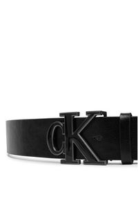 Calvin Klein Pasek Ck Enamel Buckle 40Mm LV04D7150G Czarny. Kolor: czarny. Materiał: skóra #2