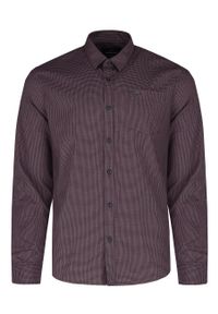 Volcano - Koszula z wzorem K-MAFITO. Typ kołnierza: kołnierzyk klasyczny. Materiał: bawełna, materiał, elastan. Długość rękawa: długi rękaw. Długość: długie. Wzór: kratka. Styl: klasyczny, elegancki #1